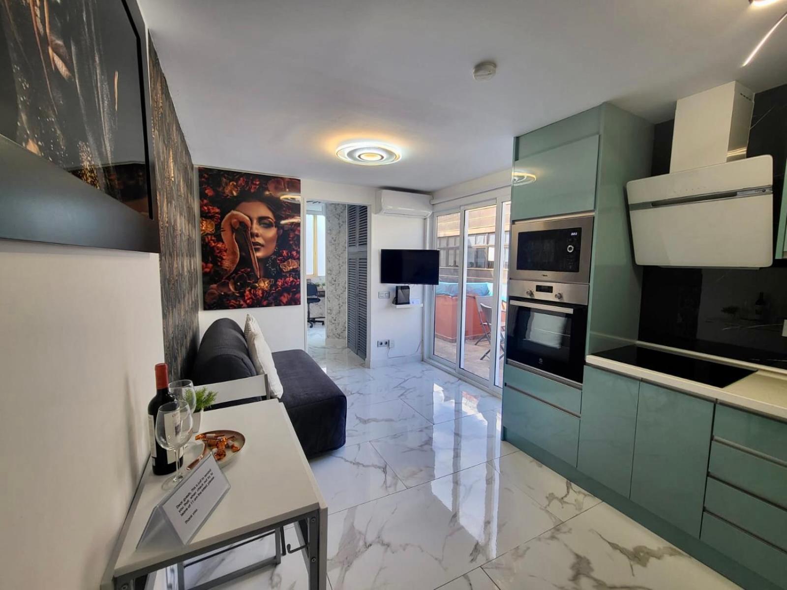 Apartment New Attic With Terrace And Air Conditioning At Canteras Parking Optional *