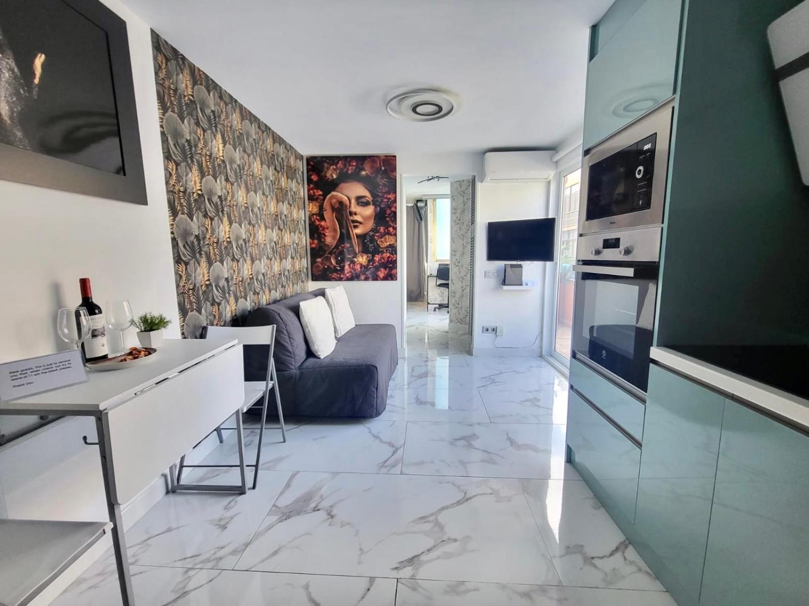 Apartment New Attic With Terrace And Air Conditioning At Canteras Parking Optional Las Palmas de Gran Canaria