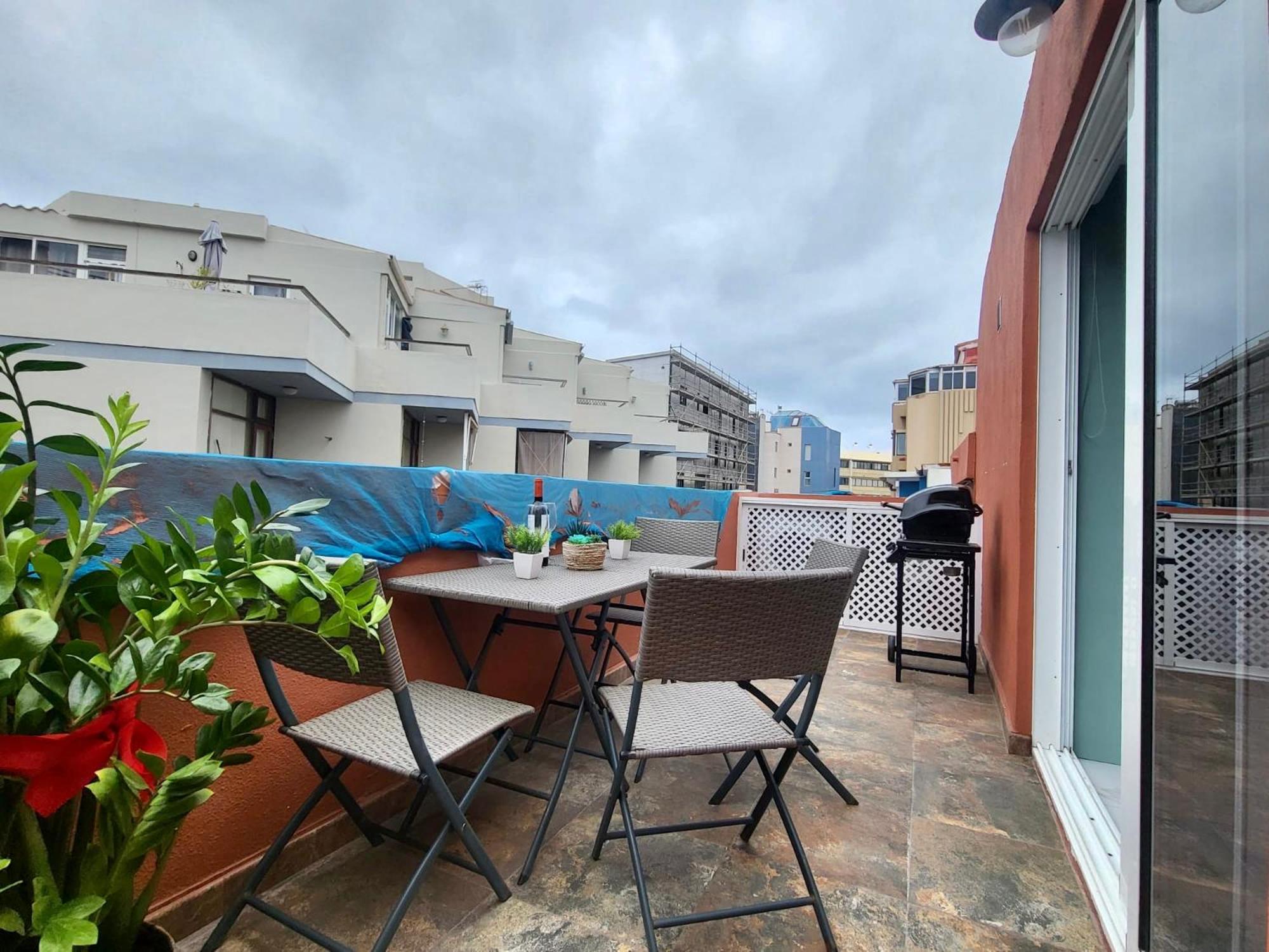 New Attic With Terrace And Air Conditioning At Canteras Parking Optional * Las Palmas / Gran Canaria